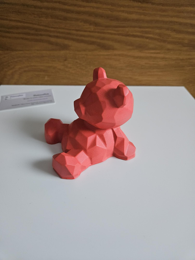 Support téléphone ours rouge