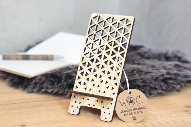 Support Smartphone - Modèle motif Géométrique