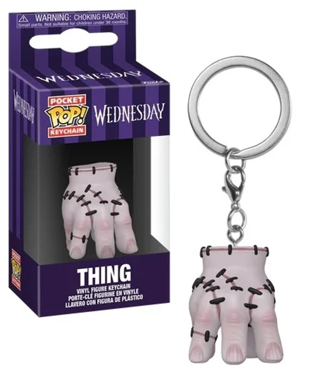 Mano (The Thing) - Mercoledì - Pocket Pop! Keychain 🖐️🖤