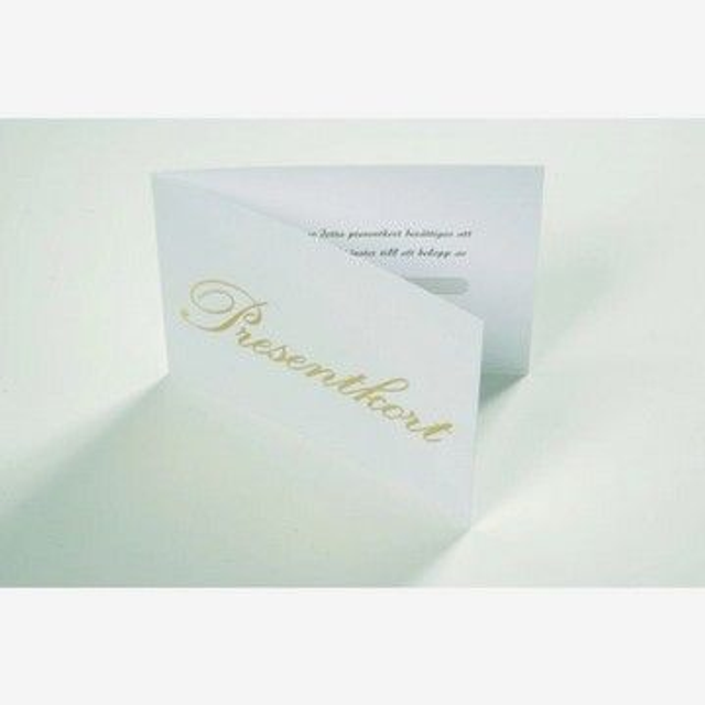 Presentkort kuvert med kort st