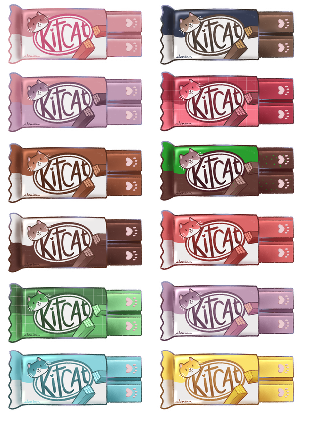 Sticker pack (12 kitcat)