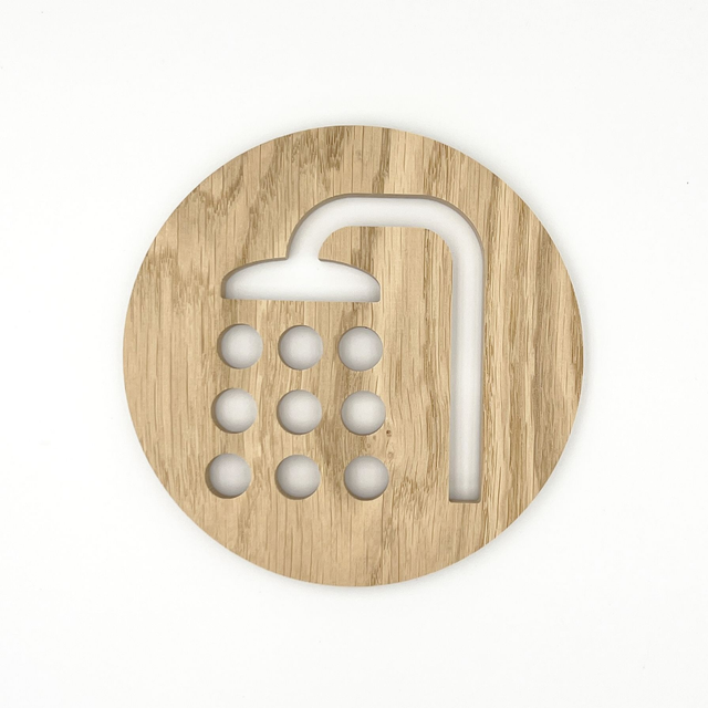 Plaque de porte pour votre salle de bain