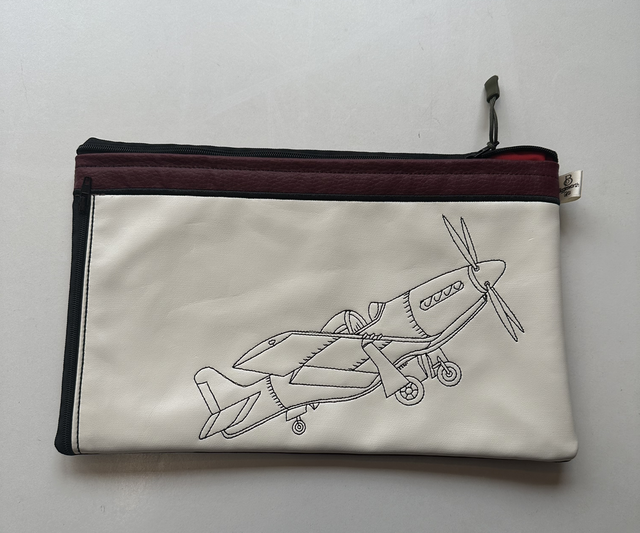 Pouches - Two Compartments - Airplane