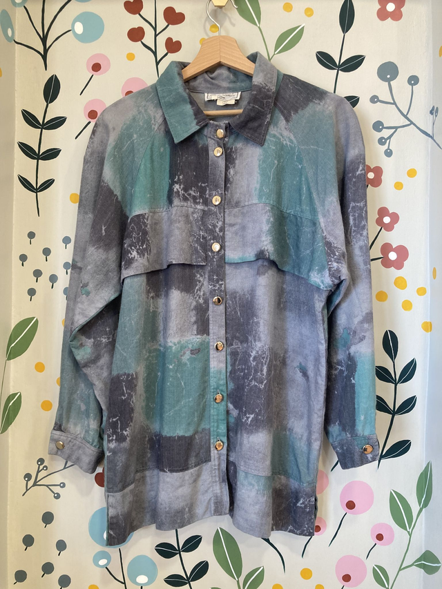 Camicia in misto lana