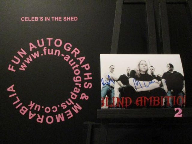 Blind Ambition Band Authentic Autographed 6x4.5 Photograph (B2)