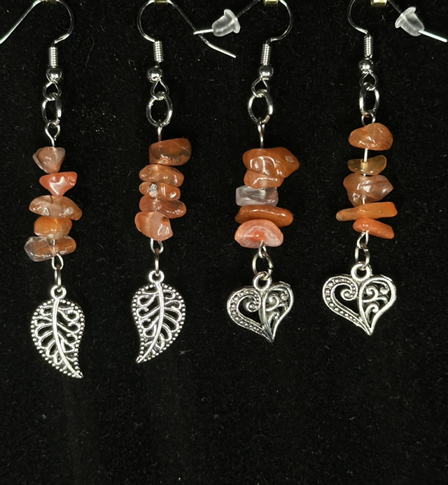 Earring - Chip Crystal/Charm