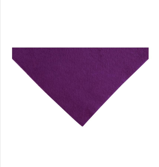 Felt squares: wool/viscose Amethyst