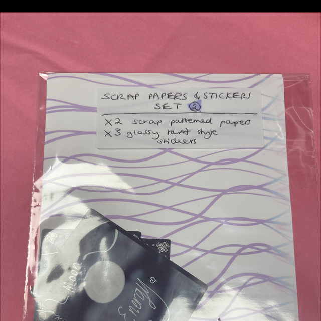 Amelia Paveley scrap papers and stickers set