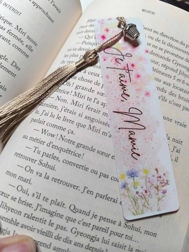 Marque-Page &quot; Je t&#039;aime Mamie&quot;