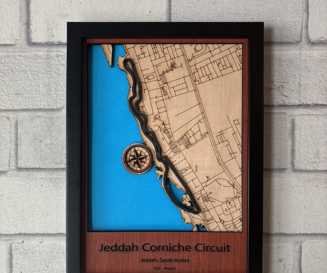 Saudi Arabia Grand Prix Map
