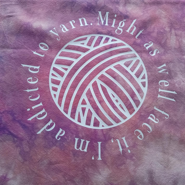 Project bag - might as well face it, I'm addicted to yarn