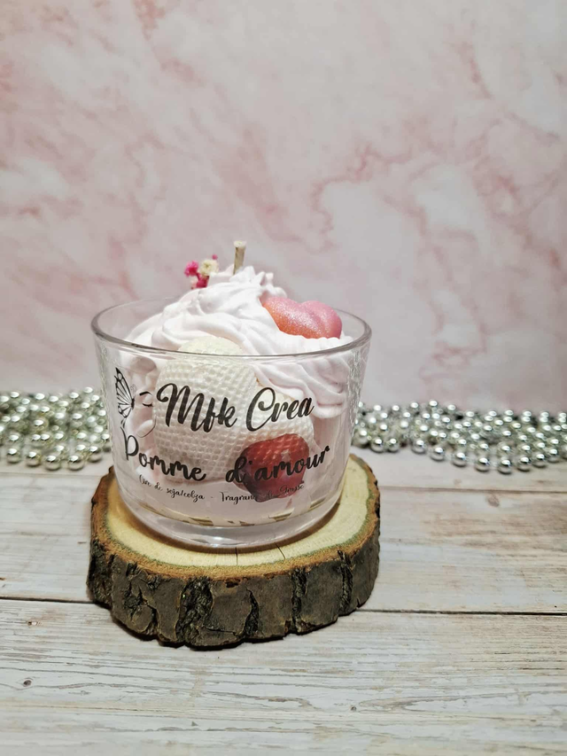 Bougie parfumée pomme d&#039;amour