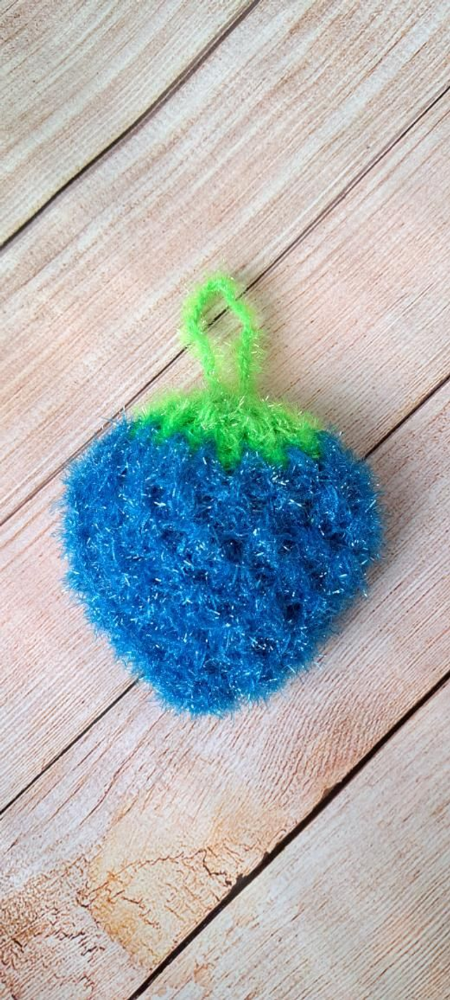 Fleur de douche exfoliante et moussante. Fraise