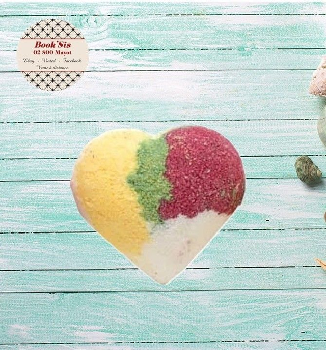 Coeur effervescent " Bubble gum "