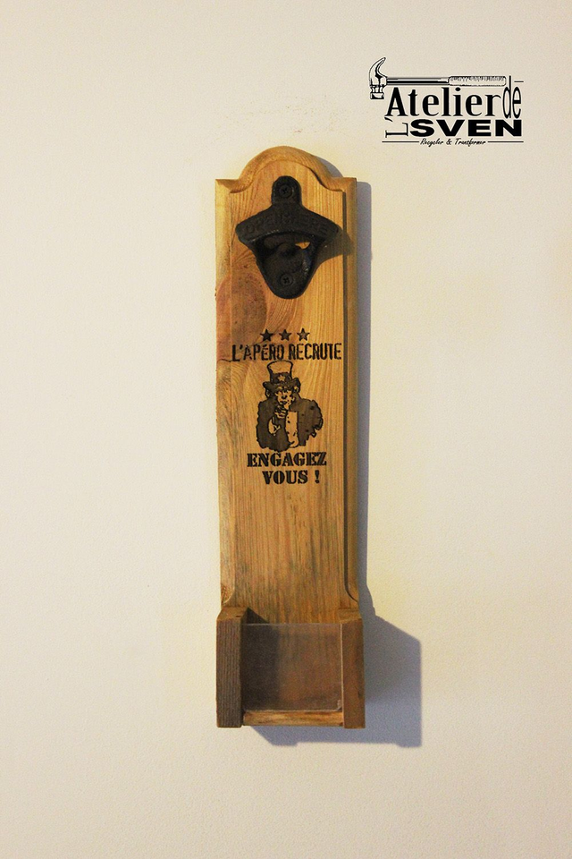 Décapsuleur Mural - L&#039;apéro Recrute