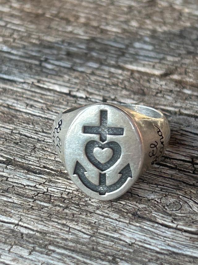 Anello Fede Carità e Speranza