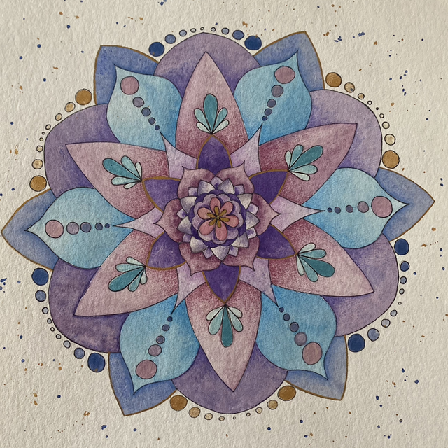 Mandala original "Arctique"