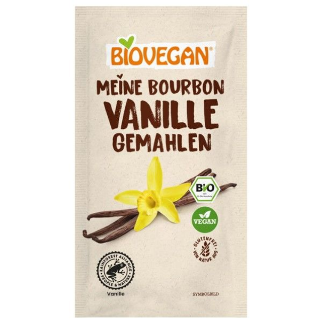 Biovegan Vanille gemahlen 5g Packung
