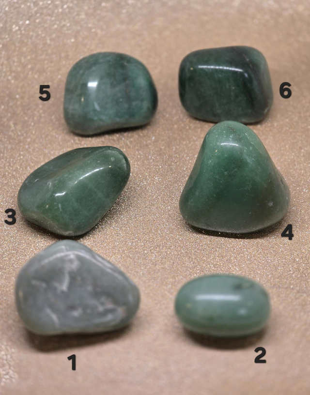 Aventurine verte forme galet