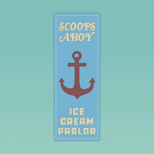 Scoops Ahoy Bookmark
