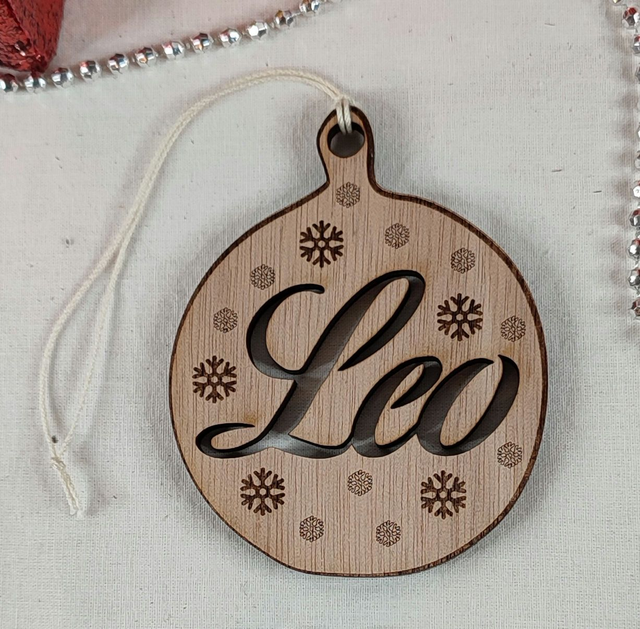 Décoration de Noël Prénom 