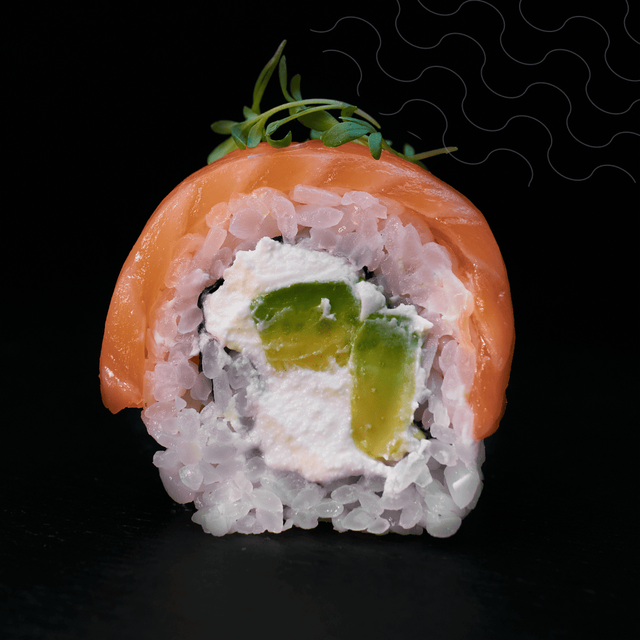 #7 Philadelphia with salmon and avocado