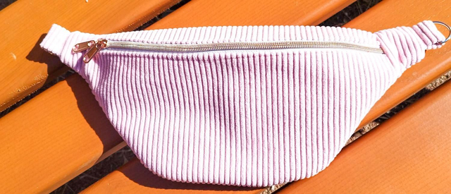 Sac banane rose