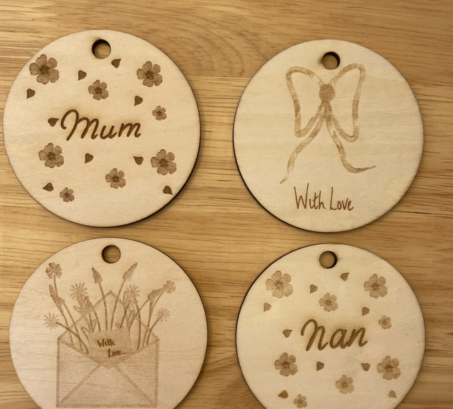Wooden tags