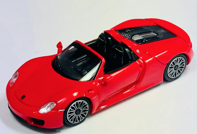 Porsche 918 Spyder 2015 rot Minichamps 1:87