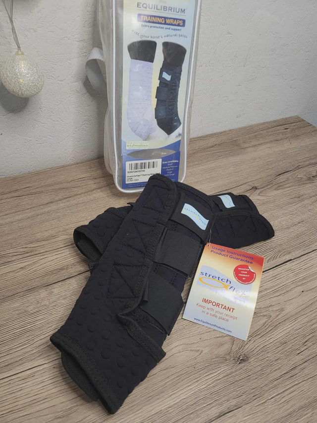 Guêtres fermées EQUILIBRIUM –  L – Noires - Neuves (déstockage)