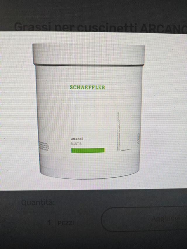 Arcanol grasso per cuscinetti 1 kg