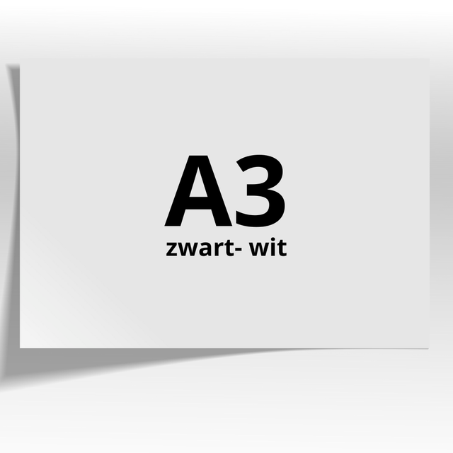 A3 zwart wit