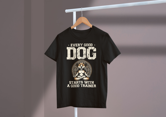 Every Good Dog Starts With A Good Trainer Dog Trainer Wisdom. Jeder gute Hund beginnt mit der Weisheit eines guten Hundetrainers