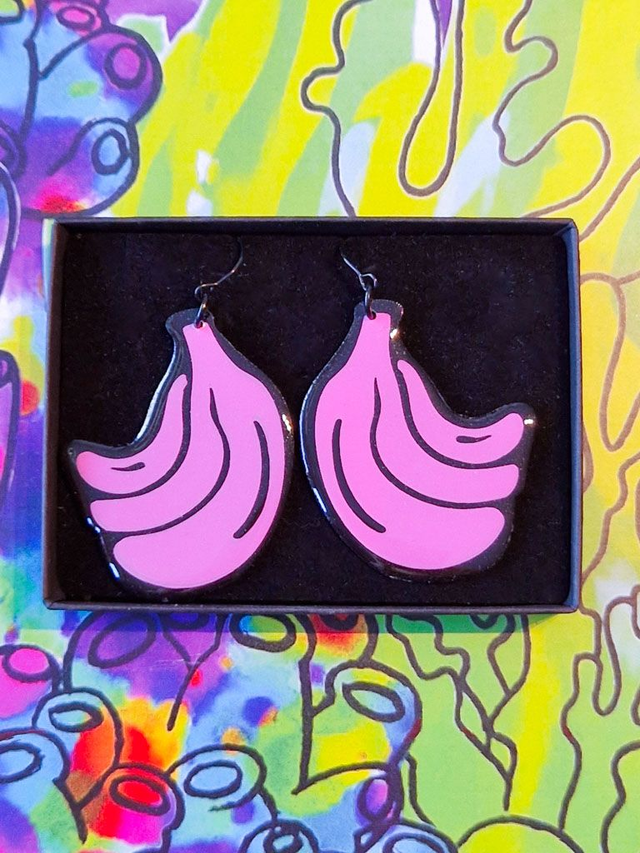 Going Bananas! Hot pink