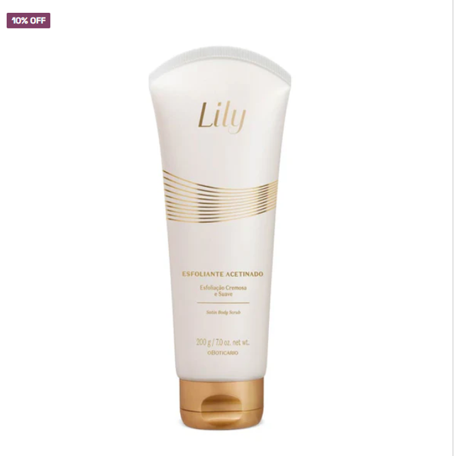 Lily Esfoliante Acetinado 200g 7.0oz. net wt