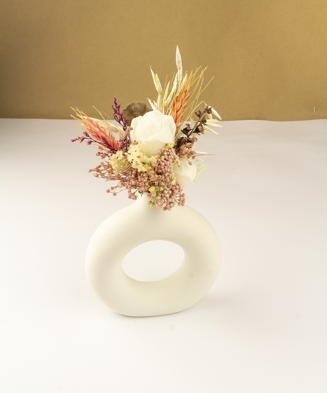 Jarra Floral com abertura ao centro