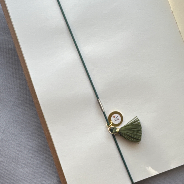 Marque-page Elastique Vert