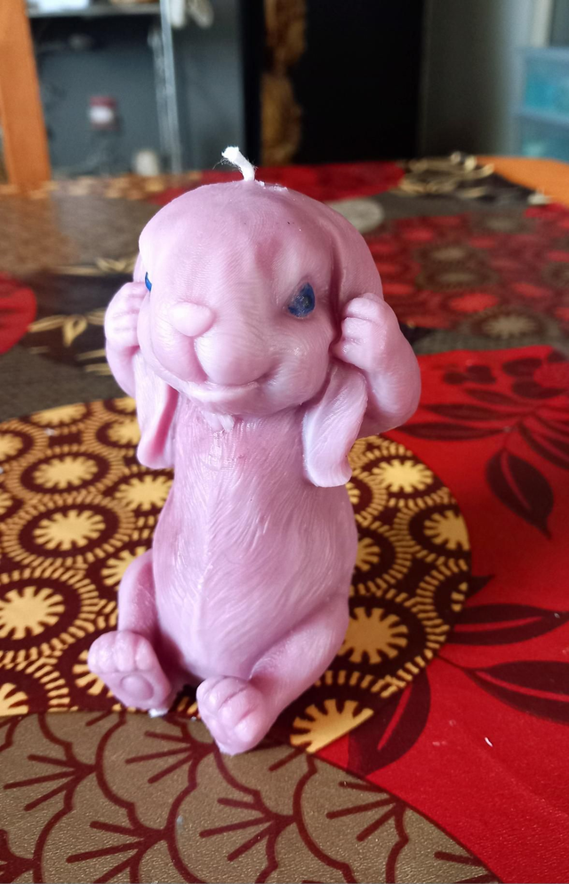 BeaCrea au plaisir d'offrir, les bougies fondantes, vous propose cette magnifique bougie parfumé lapin parfums
Prix : 8€