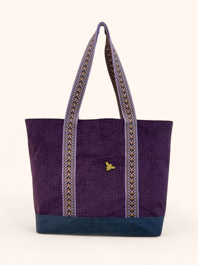 Cabas Essentiel - Velours Prune