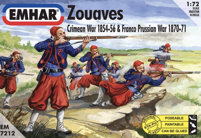 EMHAR PKEM7212 1:72 Scale Zouaves Figures