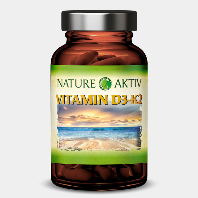 Nature Aktiv Vitamin D3 - K2 - 60 Kapseln