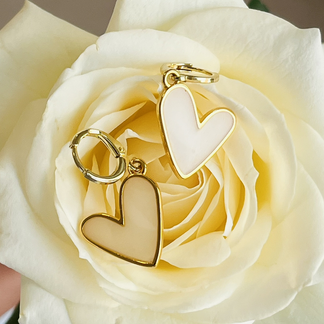 Boucles d&#039;oreilles en vitrail