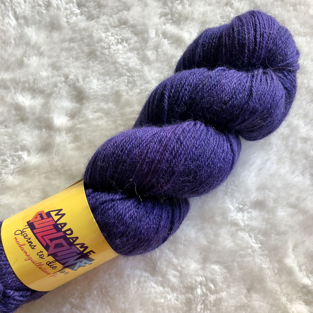 Whoosh Purple — Exmoor Sock (non-superwash) — 100g