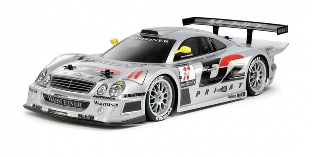 RC Karosserie Mercedes CLK-GTR Sedan, unlackiert 