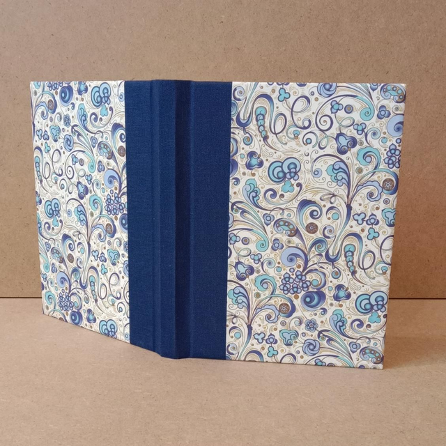 Carnet Ligné Florentin Bleu