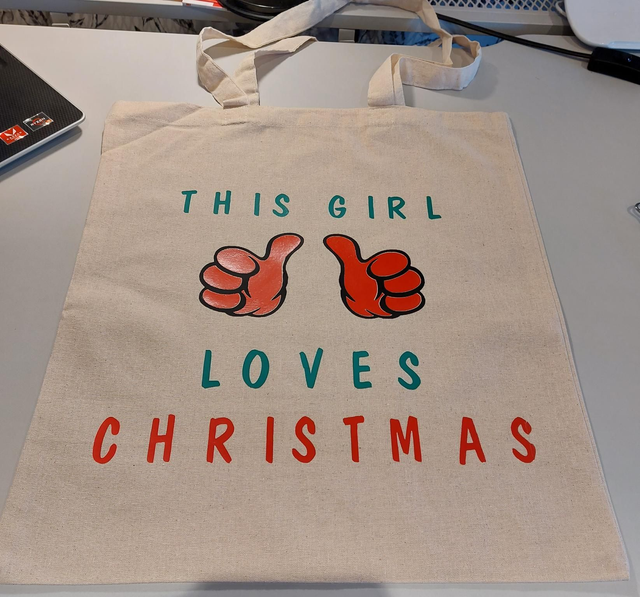 This Girl Loves Christmas Bag