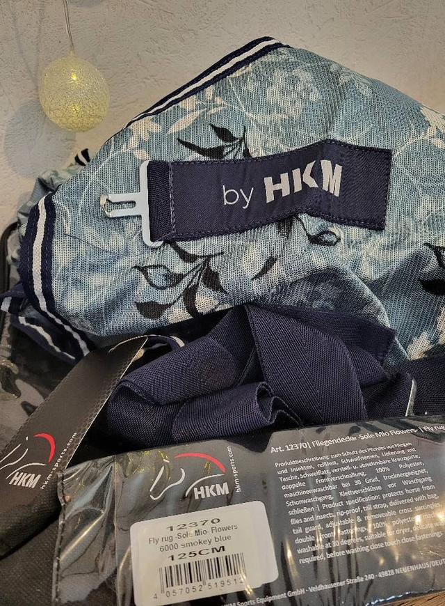 Chemise anti-mouches HKM Sole Mio Flowers – 125 cm – Neuve déstockage