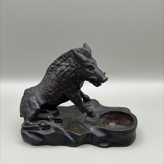 19th Century Grand Tour Bronze – Florentine Boar After Antonio Susini