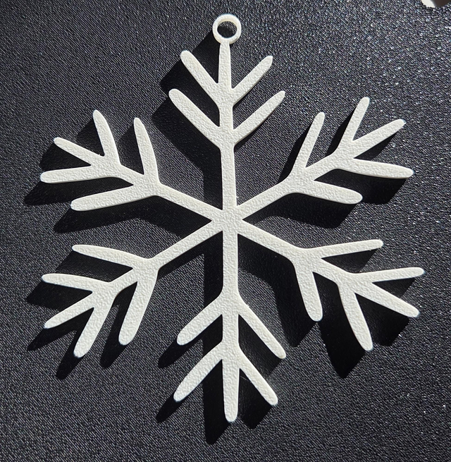 Magisk Vit Snöflinga – Mångsidig Vinterdekoration (10 cm)

