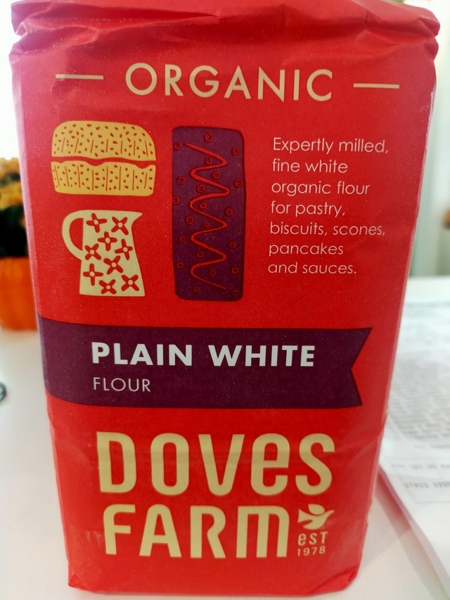 Doves Organic Plain White Flour 1kg 81586